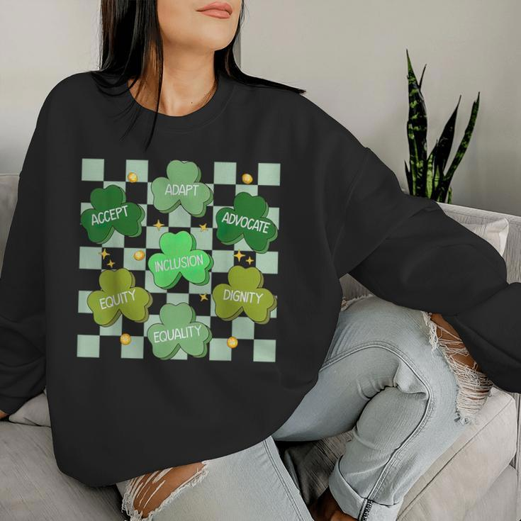 Special Education Teacher St Patrick's Day Special Aba Ed Women Sweatshirt Gifts for Her