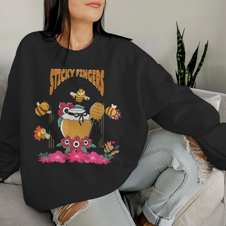 Sticky Fingers Retro Cute Honey Bee Lover s Present Women Sweatshirt Gifts for Her