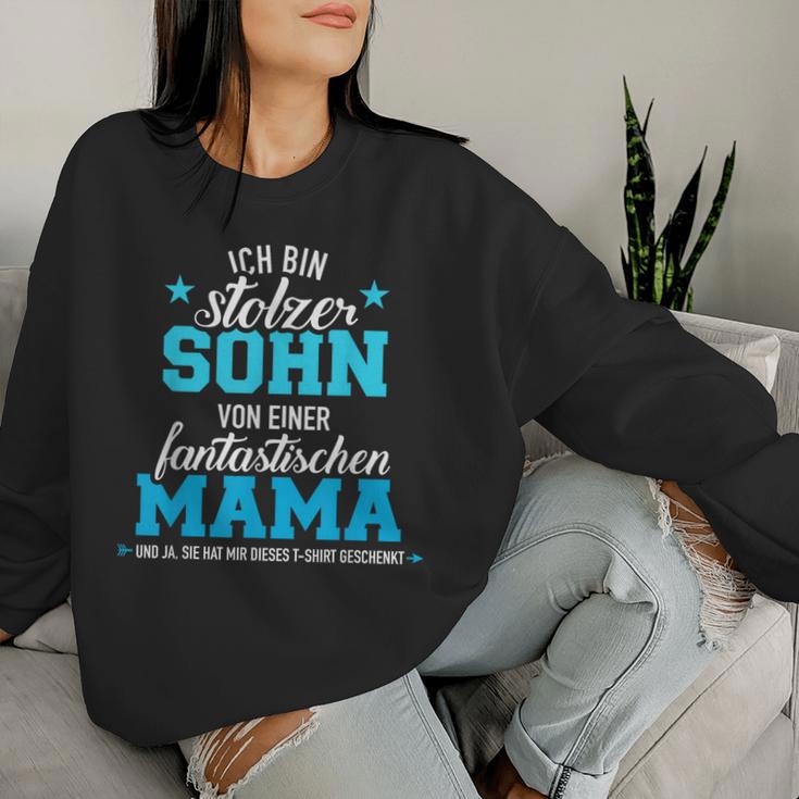 Stolzer Sohn Einer Fantastischen Mutter Slogan Sweatshirt Frauen Geschenke für Sie