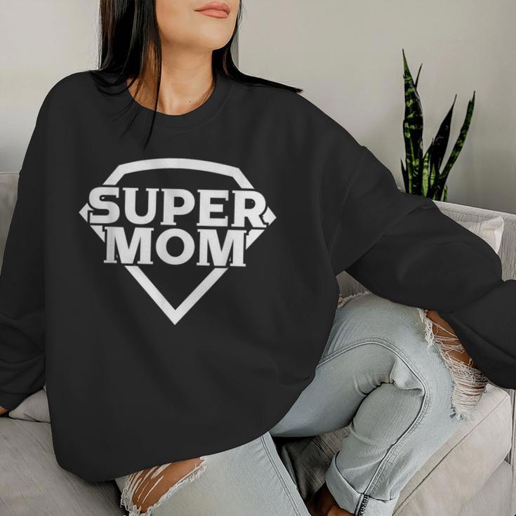 Super Mama Starke Frauen Beste Mama Superfrau Beste Mama Aller Zeiten Sweatshirt Frauen Geschenke für Sie