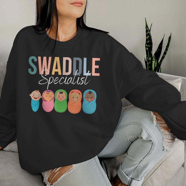 Swaddle Specialist Nicu Mother Baby Nurse Tech Neonatal Icu Women Sweatshirt Gifts for Her