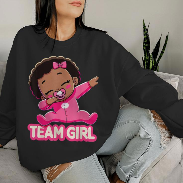 Team Girl Baby Announcement Gender Reveal Party Women Sweatshirt Gifts for Her