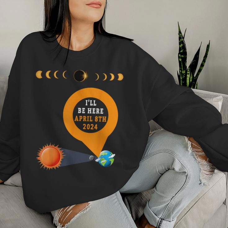 Total Solar Eclipse 2024 Idea For & Solar Eclipse Women Sweatshirt Gifts for Her