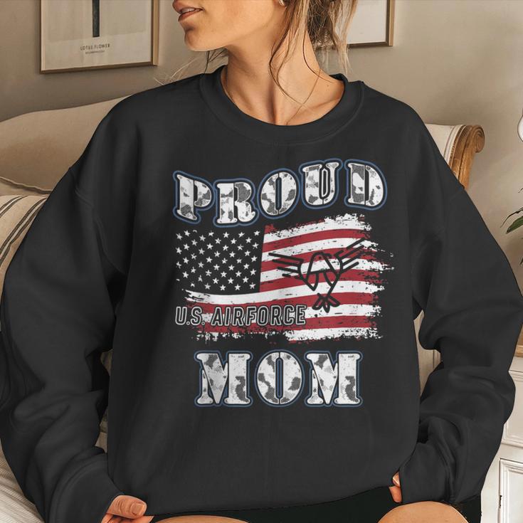 Us Air Force Mom's Proud Army Mom Women Sweatshirt Gifts for Her