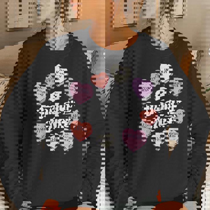 Valentines Day Oncology Nurse Cancer Support Groovy Hearts Women Sweatshirt Gifts for Her Valentines Day Oncology Nurse Cancer Support Groovy Hearts Women Sweatshirt Gifts for Her