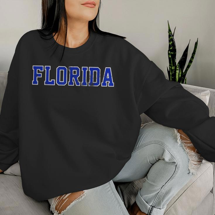 Vintage Florida Florida Orange Retro Worn Fl Women Sweatshirt Gifts for Her