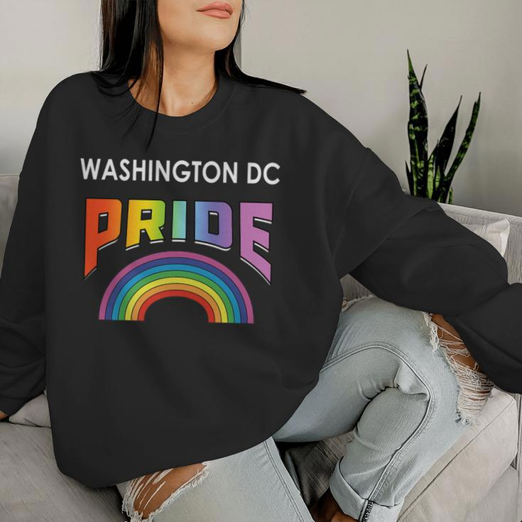 Washington Dc Lgbt Pride 2020 Rainbow Women Sweatshirt Gifts for Her