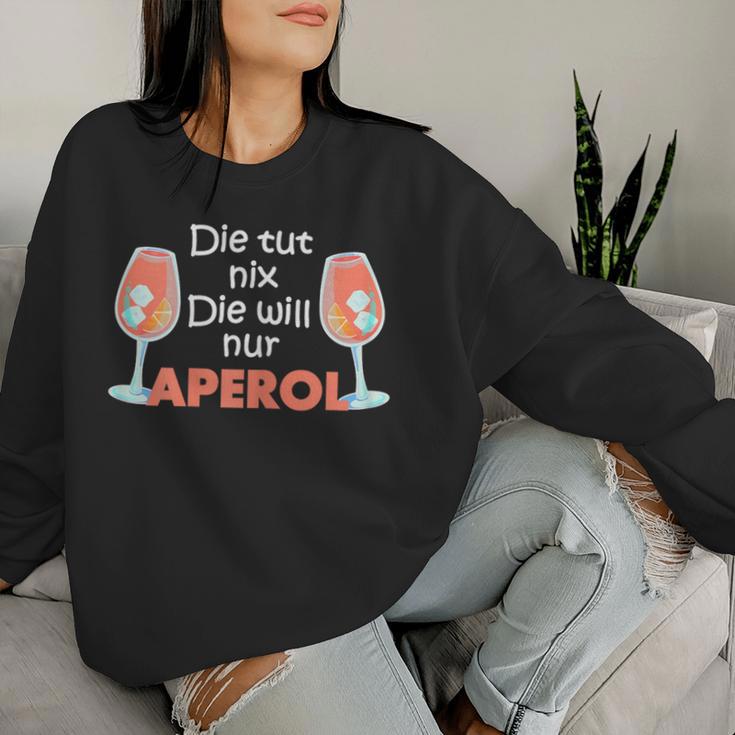 Women's Aperol Spritz Summer Cocktail Aperol Mama Sweatshirt Frauen Geschenke für Sie