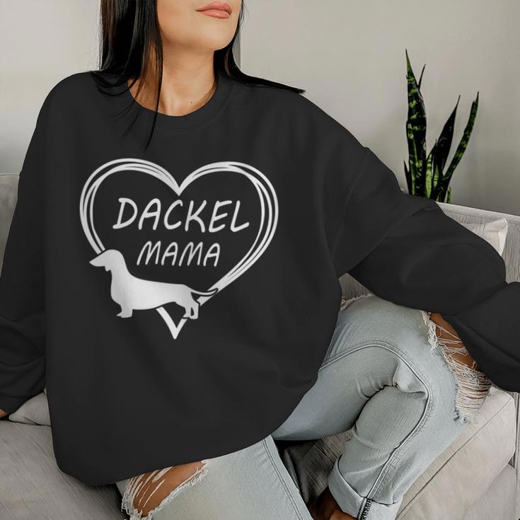 Women's Dachshund Mum Dog Lover Sweatshirt Frauen Geschenke für Sie