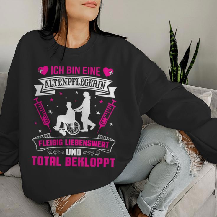 Women's Elderly Carer Elderly Care Care Aid Sweatshirt Frauen Geschenke für Sie