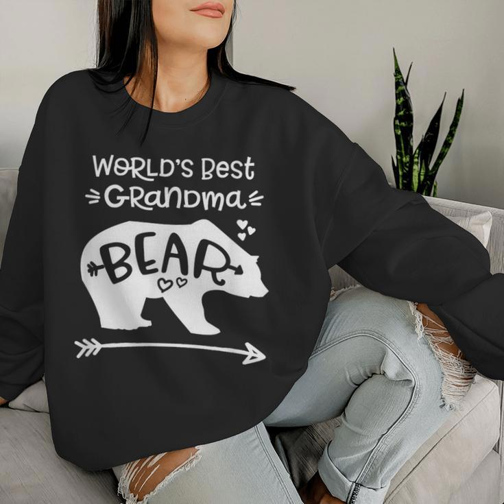 World's Best Grandma Bear For Grandmothers Women Sweatshirt Gifts for Her
