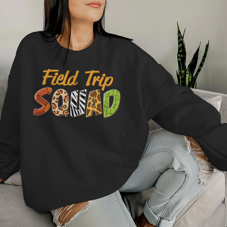 Zoo Field Trip Squad School Teacher Students Boys Girls Women Sweatshirt Gifts for Her