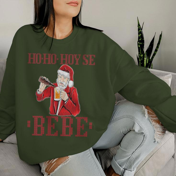Ho Ho Hoy Se Bebe Ugly Christmas Dominican Women Sweatshirt Gifts for Her