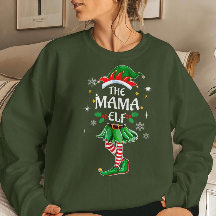 I'm The Mama Elf Cute Family Christmas Matching Women Sweatshirt Gifts for Her