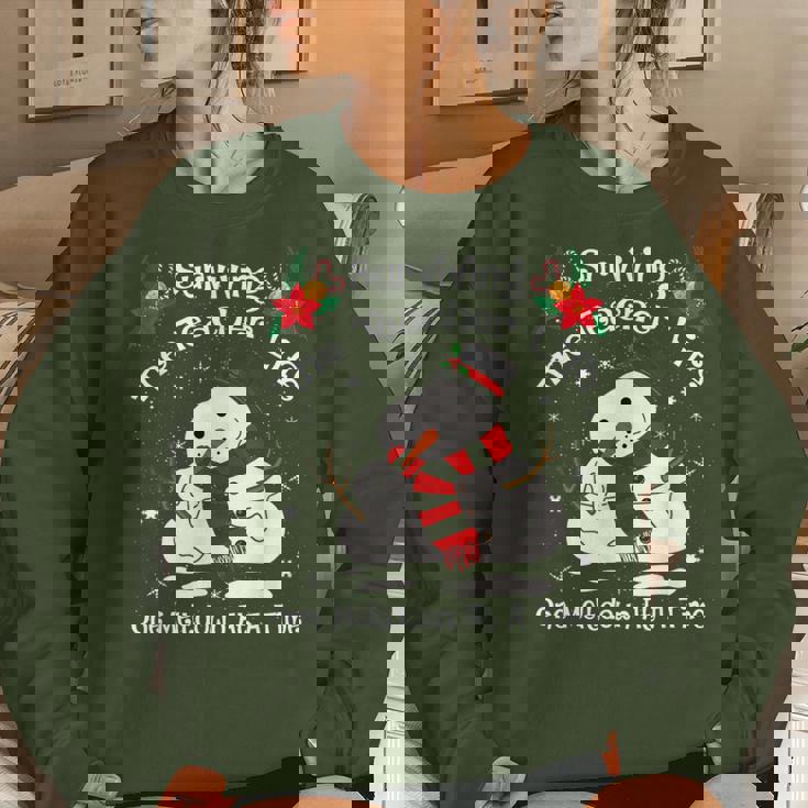 Surviving The Teacher Lifes One Meltdown At A Time Christmas Women Sweatshirt Gifts for Her