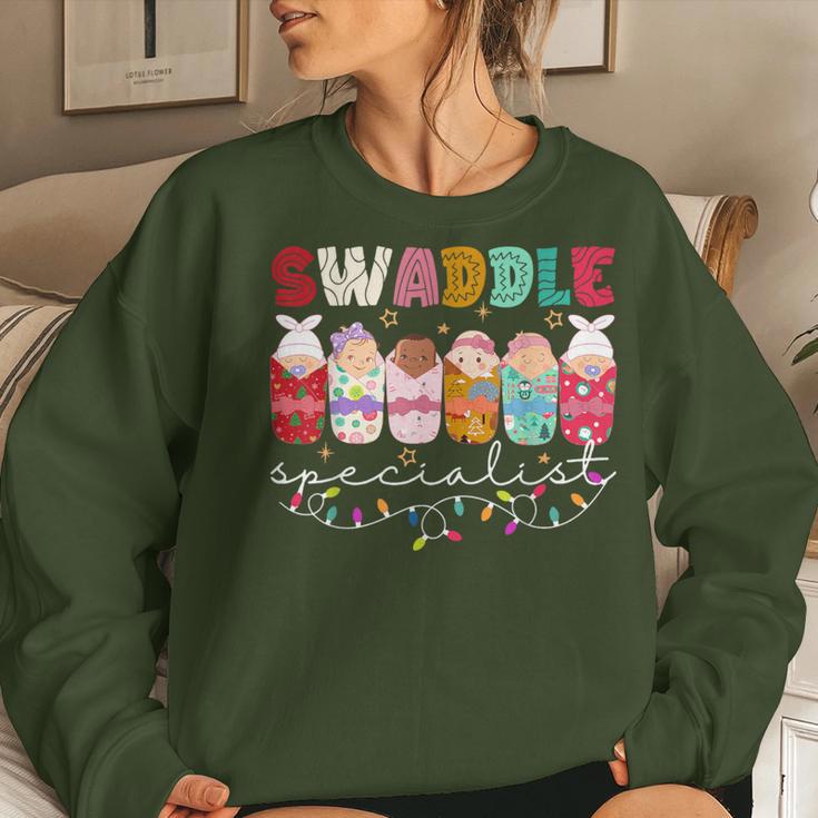 Swaddle Specialist Nicu Mother Baby Nurse Icu Picu Christmas Women Sweatshirt Gifts for Her