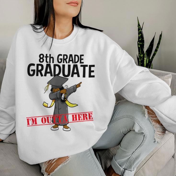 8Th Grade Graduation Dabbing Girl Party Women Sweatshirt Gifts for Her