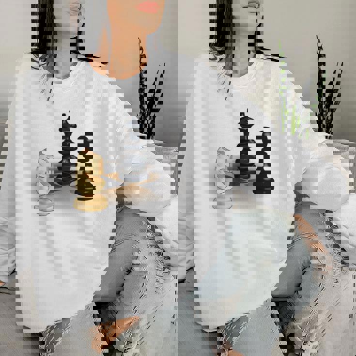 Amusant Pour Les Amateurs D'échecs Pour Garçons Et Filles Women Sweatshirt Cadeaux pour elle