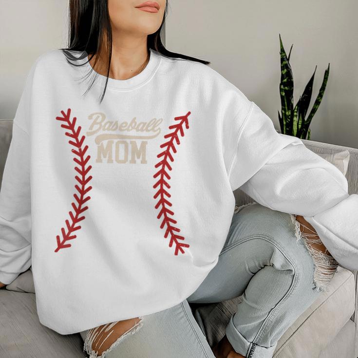 Ball Mama Baseball Softball Mama Damen Raglan Sweatshirt Frauen Geschenke für Sie