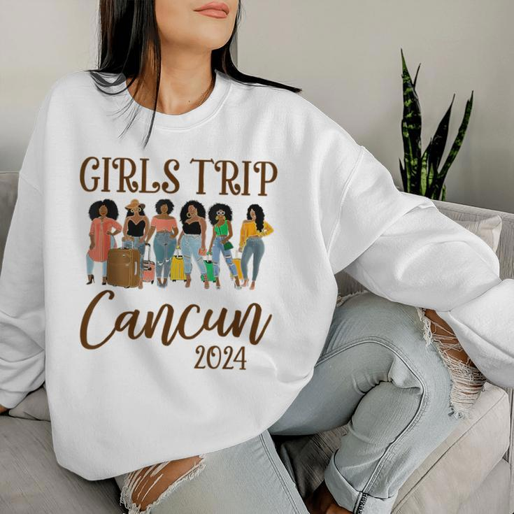 Cancun Girls Trip 2024 Weekend Vacation Matching Women Sweatshirt Gifts for Her