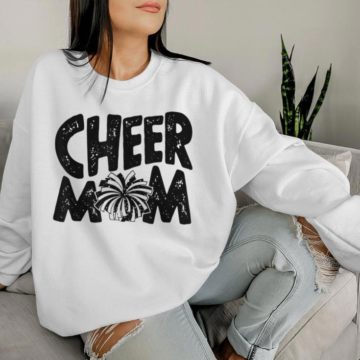 Cheer Mom Pom Pom Cheerleader Team Mama Cheerleading Women Sweatshirt Gifts for Her