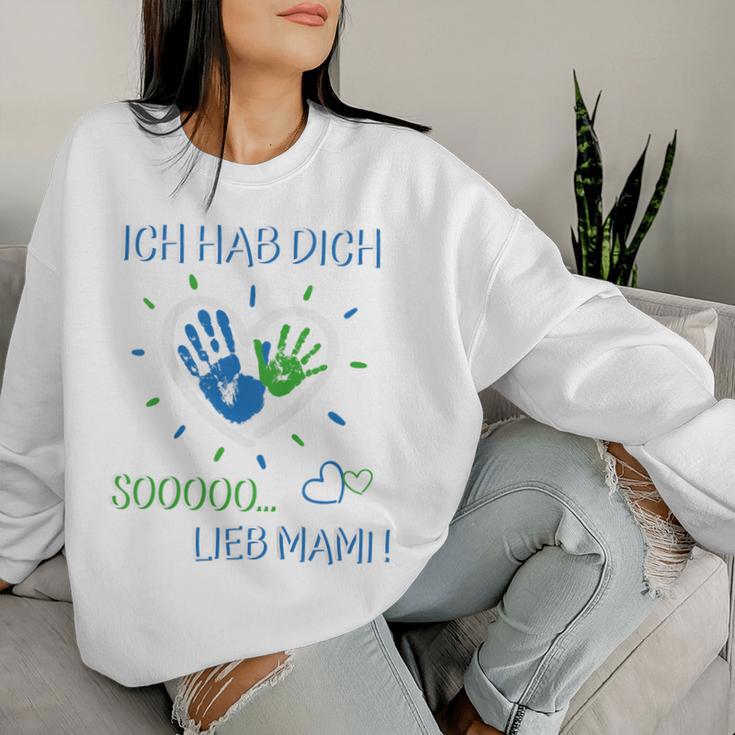 Children's Ich Hab Dich Lieb Mama Ich Hab Dich Lieb Mama Sweatshirt Frauen Geschenke für Sie