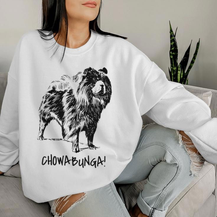Cute Awesome Chow Chow Chow Dad Chow Mom Women Sweatshirt Gifts for Her