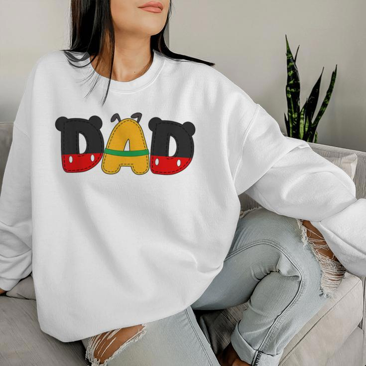 Dad And Mom Birthday Girl Mouse Family Matching Women Sweatshirt Gifts for Her