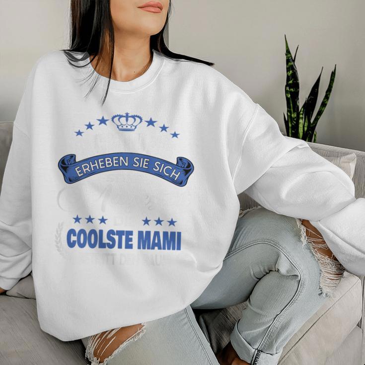 Damen Achtung Seine Majestät Die Mama Spruch Muttertagsgeschenk Sweatshirt Frauen Geschenke für Sie