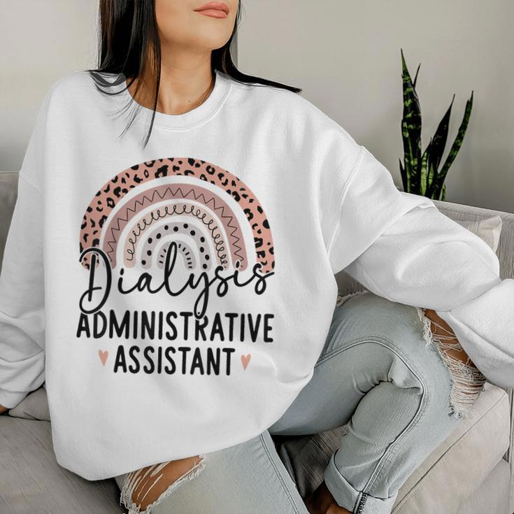 Dialysis Administrative Assistant Nephrology Nurse Dialysis Women Sweatshirt Gifts for Her
