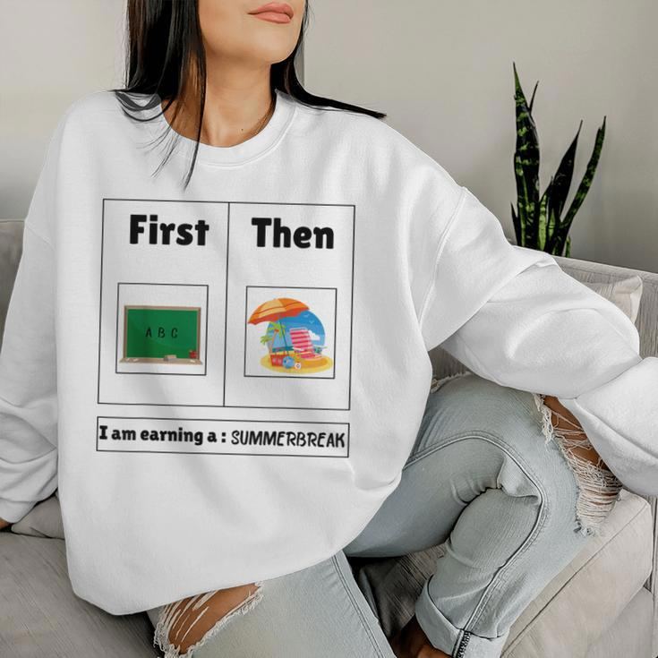 First Teach Then Beach First Teach Then Beach Teacher Women Sweatshirt Gifts for Her