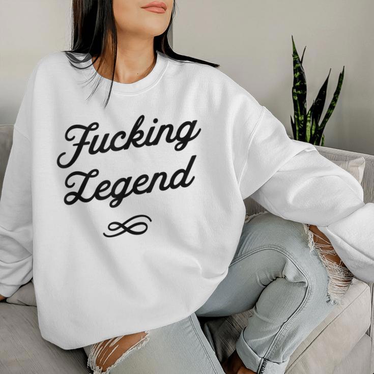 Fucking Legend Black Txt Version Adult Women Women Sweatshirt Gifts for Her