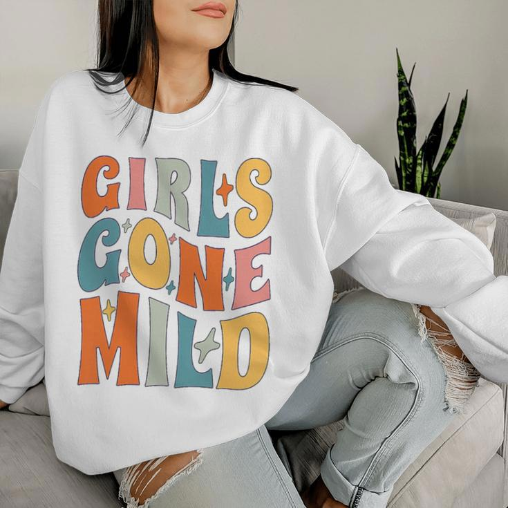 Bachelorette Party Groovy Girls Gone Mild Girls Women Sweatshirt Gifts for Her