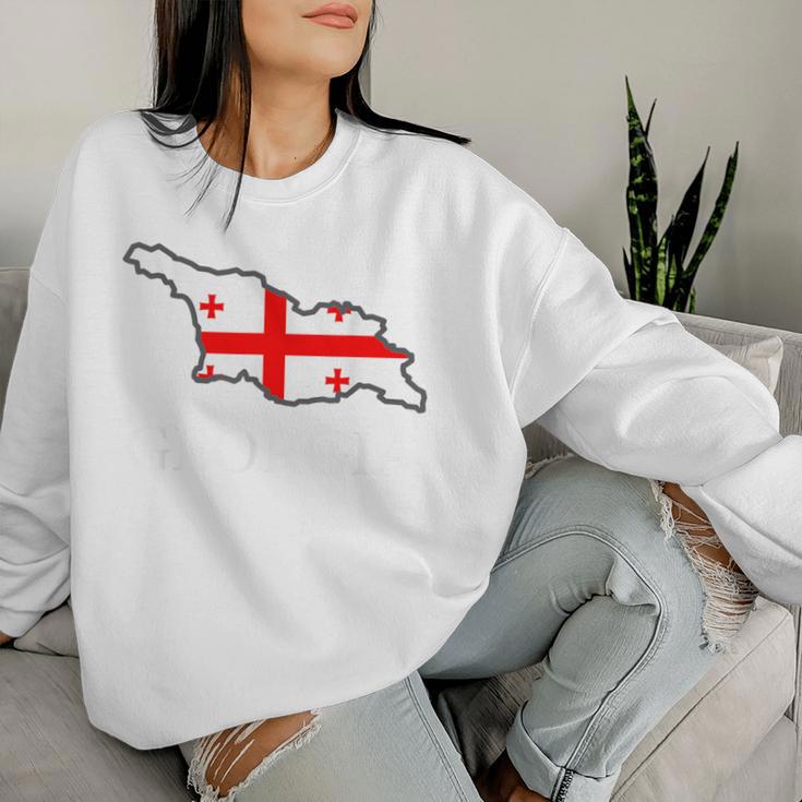 Georgien Flagge Frauen Georgian Flag Kinder Männer Georgien Sweatshirt Frauen Geschenke für Sie