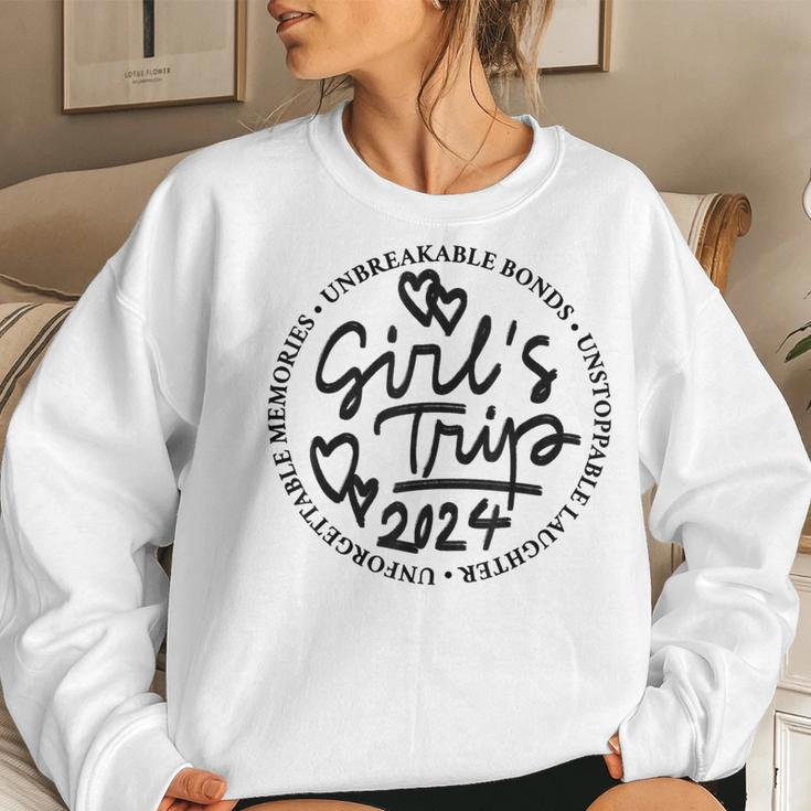 Girls Trip 2024 Weekend Vacation Matching Women Sweatshirt Gifts for Her