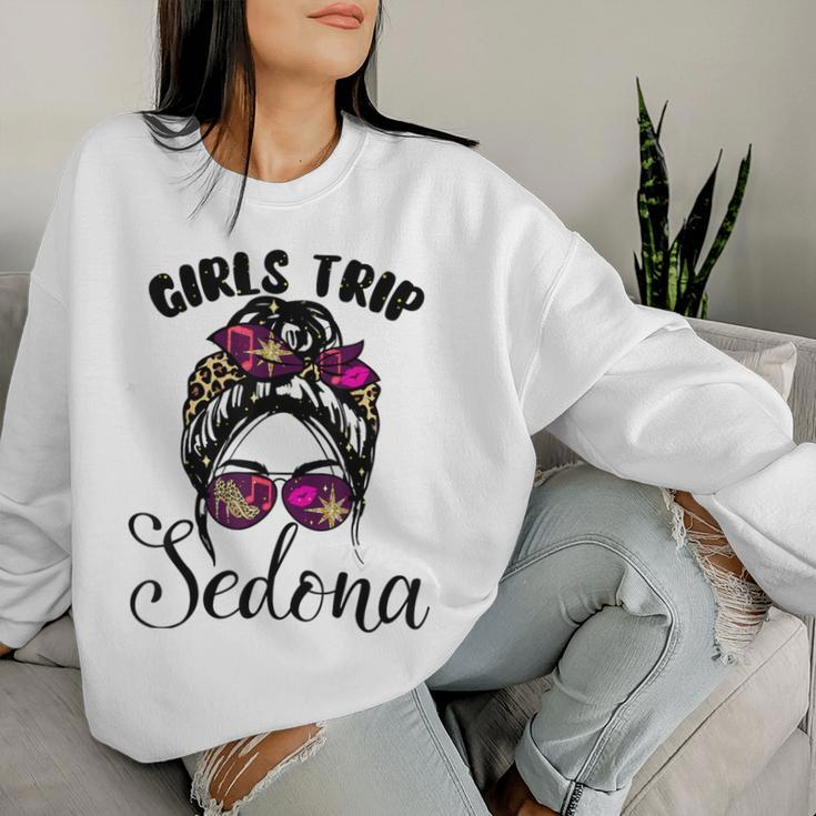Girls Trip Sedona 2024 Weekend Birthday Squad Women Sweatshirt Gifts for Her