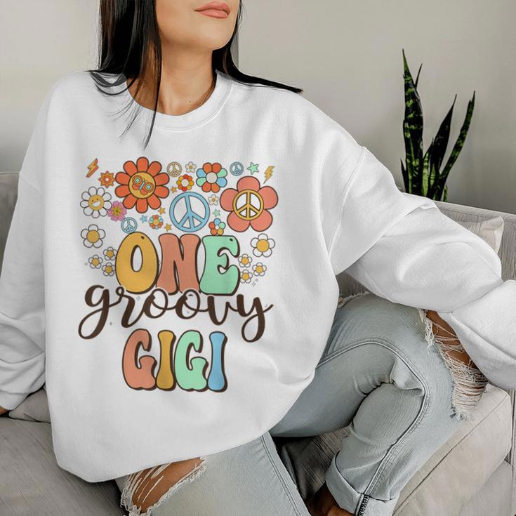 Groovy Gigi Retro Grandma Birthday Matching Family Party Women Sweatshirt Gifts for Her