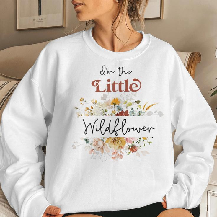 I'm The Little Wildflower Birthday Baby Shower Theme Supply Women Sweatshirt Gifts for Her