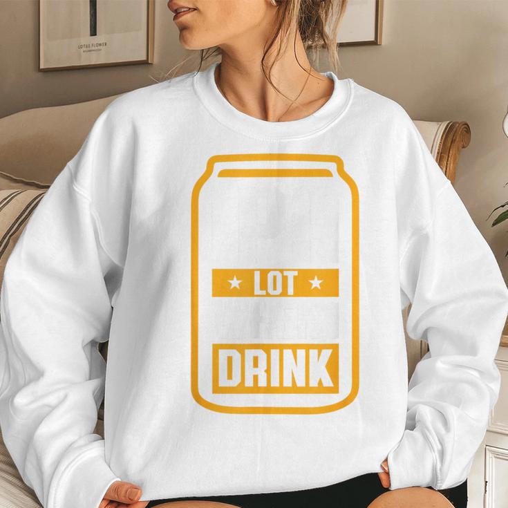 Ipa Lot When I Drink Beer Lover St Patrick's Day Women Sweatshirt Gifts for Her