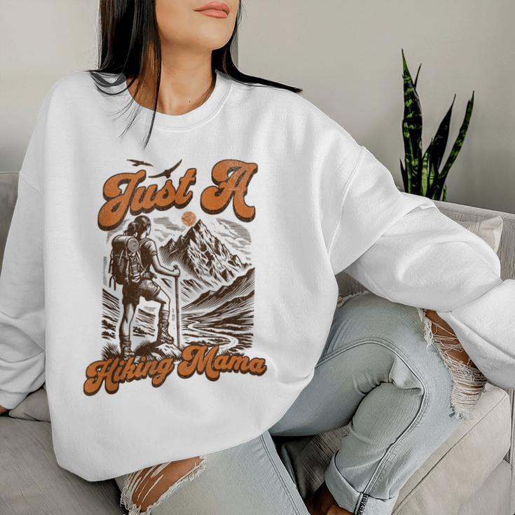 Just A Hiking Mama Adventure – Frauen Begeisterton Der Wanderung Sweatshirt Frauen Geschenke für Sie