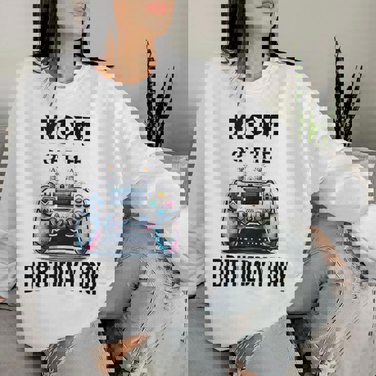 Matching Video Gamer Birthday Party Mom Of The Birthday Boy Women Sweatshirt Gifts for Her