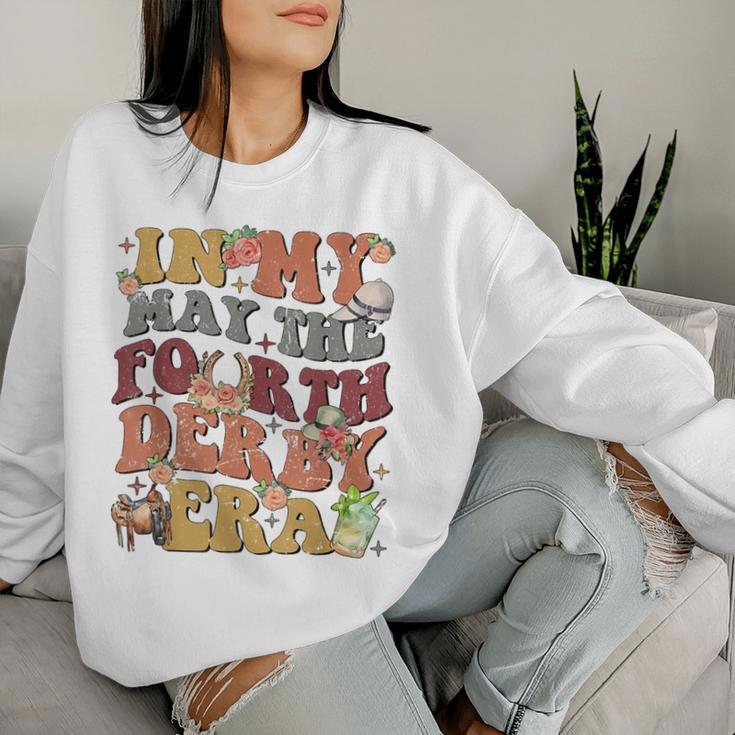 In My May The Fourth Derby Horse Racing 2024 Women Sweatshirt Gifts for Her