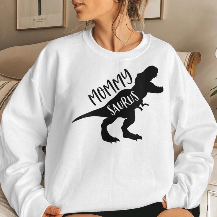 Mommy Saurus Mommysaurus Dinosaur Family Mom Women Sweatshirt Gifts for Her