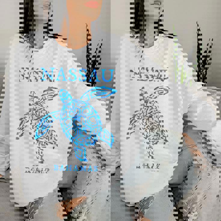 Nassau Bahamas Sea Turtle Boys Girls Toddler Souvenir Women Sweatshirt Gifts for Her