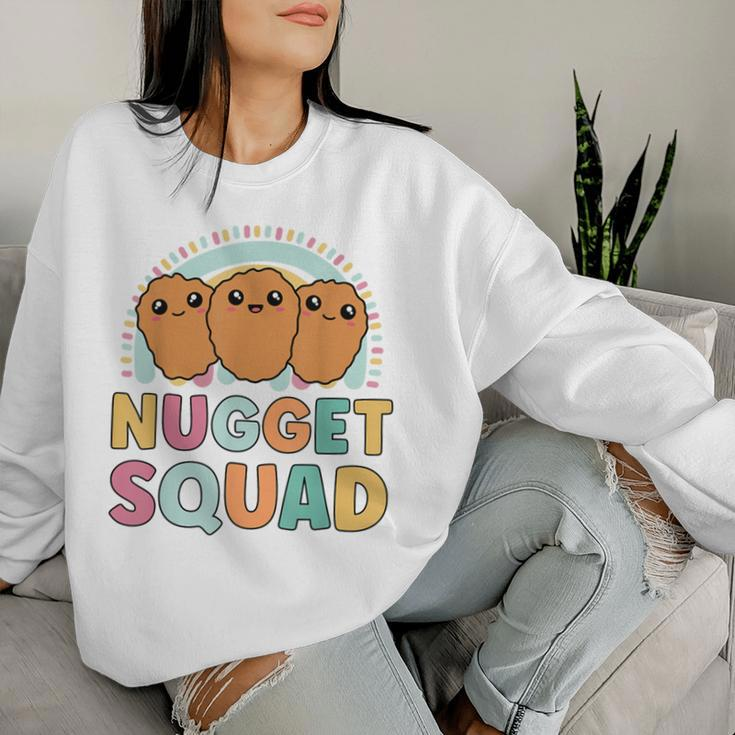 Nuggets Squad Matching For Girls Chicken Nuggets Women Sweatshirt Gifts for Her