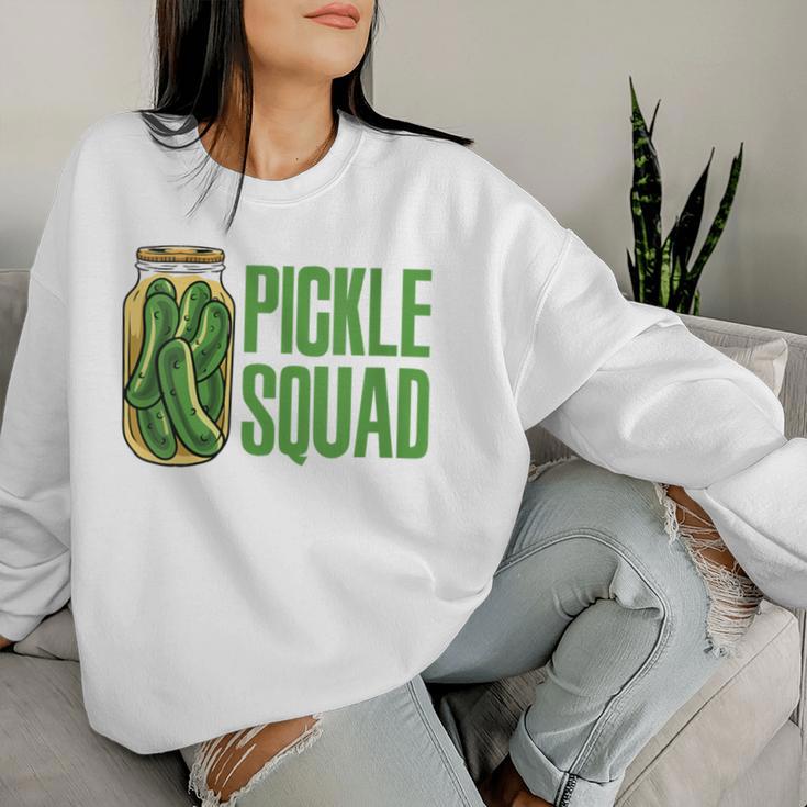 Pickle Squad Pickles Food Team Pickles Love Pickles Women Sweatshirt Gifts for Her