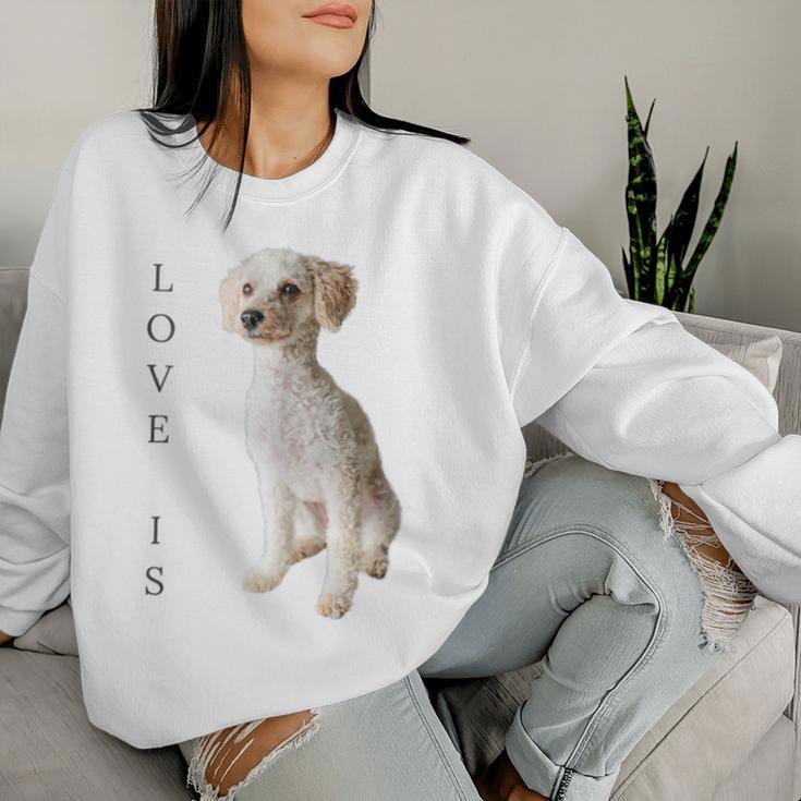 Pudel Für Damen Herren Kinder Hund Mutter Papa Liebesgeschenk Sweatshirt Frauen Geschenke für Sie