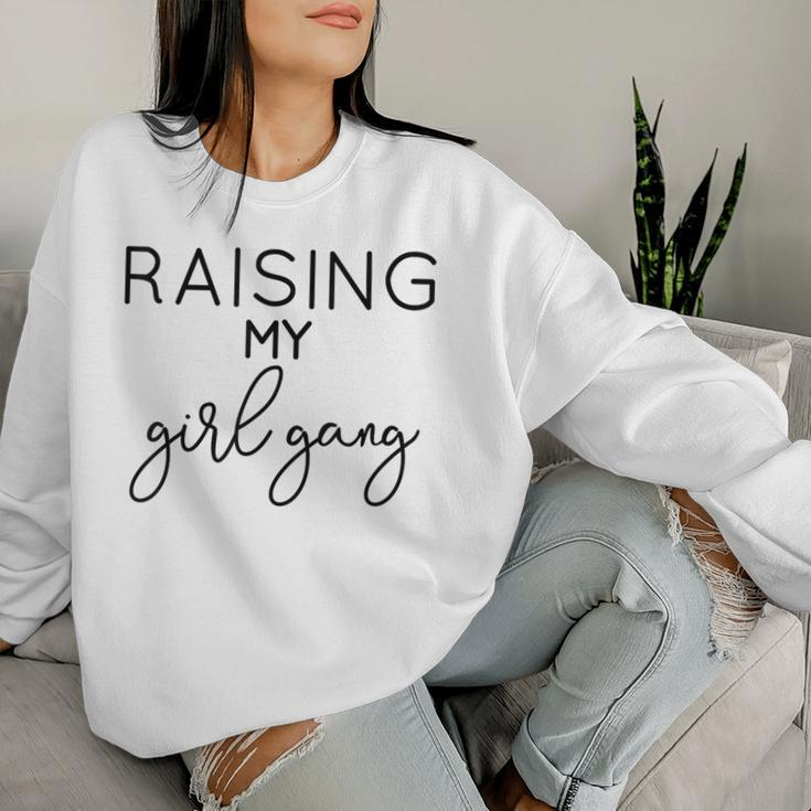 Raising My Girl Gang Mom Momma Mommy Mama Women Sweatshirt Gifts for Her