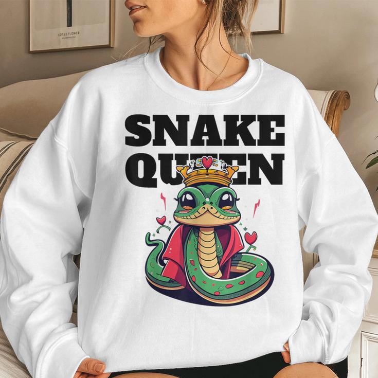 Snake Queen Girls Snake Lover Snake Women Sweatshirt Gifts for Her