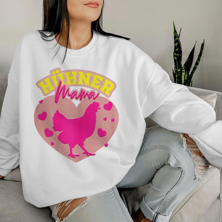 Women's Chicken Mum Sweatshirt Frauen Geschenke für Sie